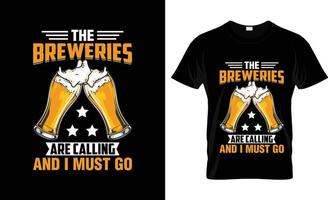 Craft-Bier-T-Shirt-Design, Craft-Bier-T-Shirt-Slogan und Bekleidungsdesign, Craft-Bier-Typografie, Craft-Bier-Vektor, Craft-Bier-Illustration vektor