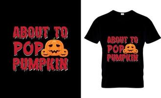 Halloween-T-Shirt-Design, Halloween-T-Shirt-Slogan und Bekleidungsdesign, Halloween-Typografie, Halloween-Vektor, Halloween-Illustration vektor