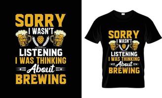 Craft-Bier-T-Shirt-Design, Craft-Bier-T-Shirt-Slogan und Bekleidungsdesign, Craft-Bier-Typografie, Craft-Bier-Vektor, Craft-Bier-Illustration vektor