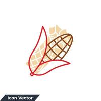 Mais-Symbol-Logo-Vektor-Illustration. maissymbolvorlage für grafik- und webdesignsammlung vektor