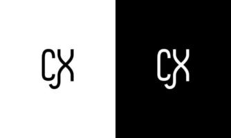 brev cx vektor logotyp fri mall fri vektor