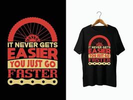 cykel t-shirt design vektor