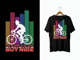 Fahrrad-T-Shirt-Design vektor