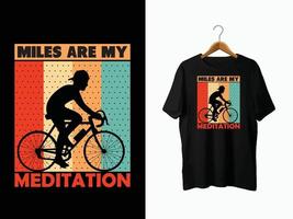 cykel t-shirt design vektor