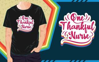 Thanksgiving-T-Shirt-Design, Typografie-T-Shirt vektor