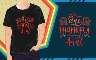 Thanksgiving-T-Shirt-Design, Typografie-T-Shirt vektor