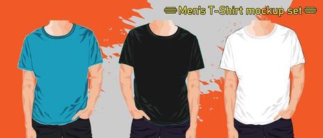 Herren-T-Shirt-Modell, Illustration pro Vektor