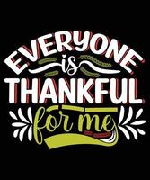 Thanksgiving-T-Shirt-Design vektor