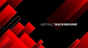 abstrakt geometrisk lutning bakgrund design röd och svart vektor