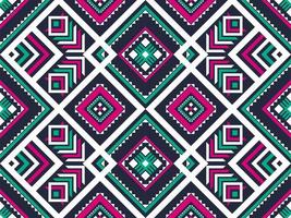 aztekische ethnische Musterkunst. geometrisches nahtloses Muster im Stammes-. vektor