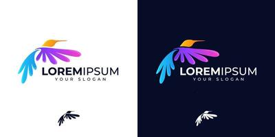 Kolibri-Logo-Design-Illustration vektor