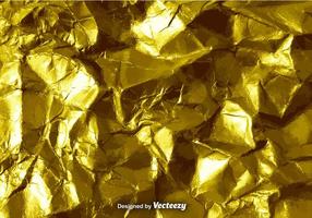 Vector Gold zerknittertes Papier Textur