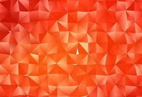 ljus orange vektor suddiga triangelmönster.