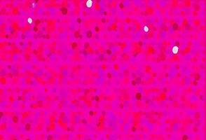 hellviolettes, rosafarbenes Vektormuster mit gebogenen Kreisen. vektor