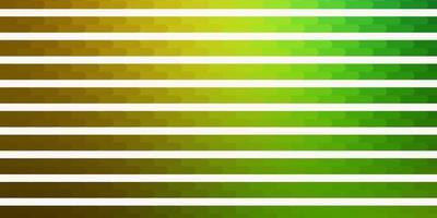 ljusgrön, gul vektor bakgrund med linjer.