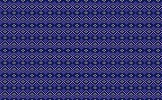 violettes Kreuzstichmuster, antiker Hintergrund der Rautenstickerei, quadratisch gestrickter Vektor