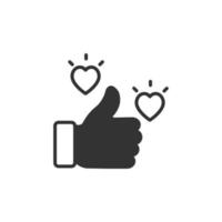 positivitet ikoner symbol vektor element för infographic webb