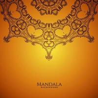 dekorativer Luxushintergrund des schönen Mandala-Entwurfs vektor