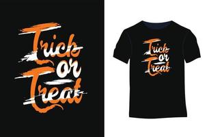 Halloween zitiert Vektortypografie-T-Shirt-Design vektor