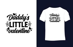 Valentinstag-Schriftzugvektor, Valentinstag zitiert Liebhaber-Typografie-T-Shirt vektor