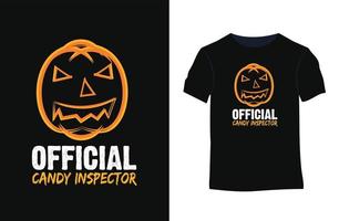 Halloween zitiert Vektortypografie-T-Shirt-Design vektor