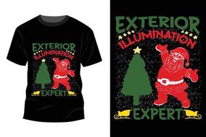 Weihnachts-T-Shirt-Design vektor