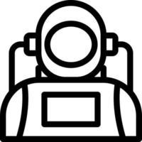 astronaut vektor illustration på en bakgrund. premium kvalitet symbols.vector ikoner för koncept och grafisk design.