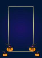 Halloween-Tag-Hintergrund-Banner-Vorlagenvektor vektor