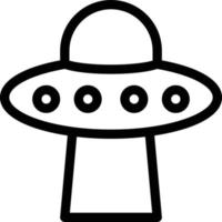 ufo vektorillustration på en bakgrund. premium kvalitetssymboler. vektorikoner för koncept och grafisk design. vektor