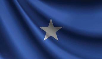 somalia flaggenschwenkender hintergrund für patriotisches und nationales design vektor