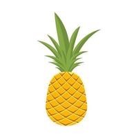 vektor stock ananas enkel illustration