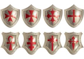 Kostenlose Templar Icons Vektor