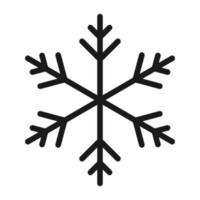 Schneeflocken-Symbolvektor vektor