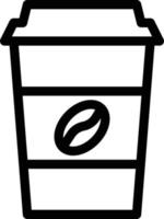 kaffeevektorillustration auf einem hintergrund. hochwertige symbole. vektorikonen für konzept und grafikdesign. vektor