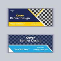 digital marknadsföring byrå baner design uppsättning av två professionell företags- företag banderoller design modern omslag baner layout mall vektor