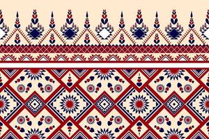 buntes geometrisches ethnisches nahtloses musterdesign für tapete, hintergrund, stoff, vorhang, teppich, kleidung und verpackung.