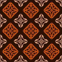 geometrisk sömlös mönster med stam- form. designad i ikat, boho, aztek, folk, motiv, lyx arabicum stil. idealisk för tyg plagg, keramik, tapet. vektor illustration