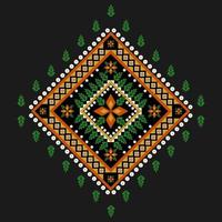 geometrisk etnisk blomma mönster konst. amerikansk, mexikansk stil. bakgrund aztec stam- prydnad. vektor