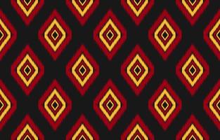 geometrisk etnisk ikat sömlös mönster i stam. tyg amerikansk, mexikansk stil. vektor