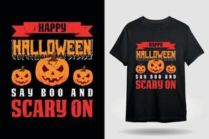 boo halloween t-shirt design vektor