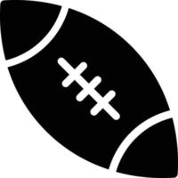 Rugby-Vektorillustration auf einem Hintergrund. Premium-Qualitätssymbole. Vektorsymbole für Konzept und Grafikdesign. vektor