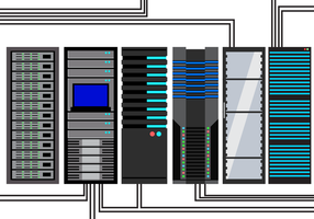 Free Server Rack Vektor