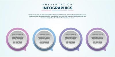 bearbeitbare Präsentations-Infografik-Vorlage eps-Datei vektor