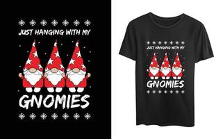 Weihnachts-T-Shirt-Design vektor