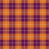 karierter Hintergrund fallen. lila modernes tartan kariertes schottisches nahtloses muster. vektor