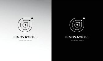 Innovationen modernes minimales Logo vektor
