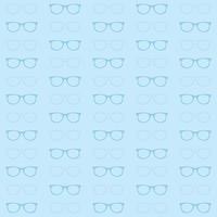 blå glasögon sömlösa mönster vektor