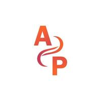 ap Farbverlauf-Logo für Ihr Unternehmen vektor
