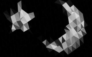 ljus silver, grå vektor abstrakt polygonal textur.