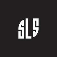 sls logotyp design vektor illustration